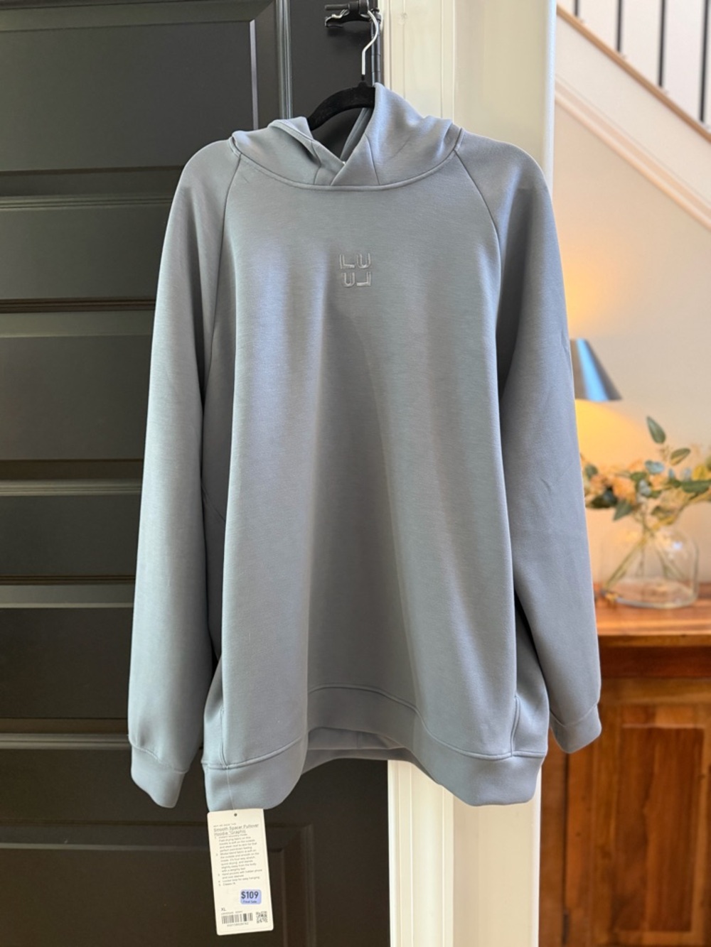 lululemon athletica Men's Light Gray Hooded Pullover